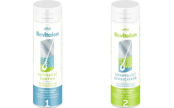 Krok 1: Aktivační šampon Revitalon - Krok 2: Obnovující kondicionér Revitalon
