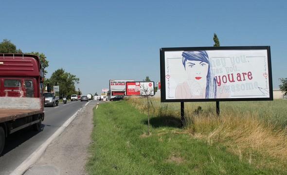 Známá Youtuberka GetTheLouk má vlastní billboardy, které blokují dopravu!