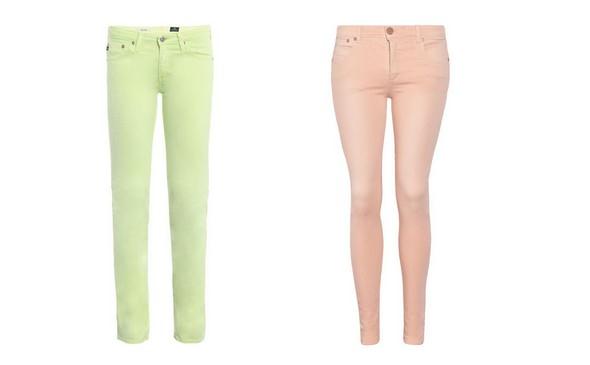 Hit jara: Barevné kalhoty v pastelových barvách